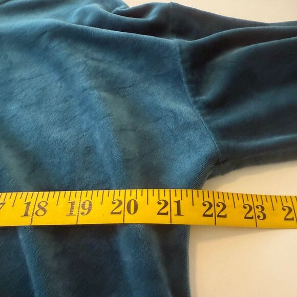 Old Navy Green Velour Cropped Sweatshirt and Jogger Pants Sz S  Cozycore, Soft - Picture 10 of 15